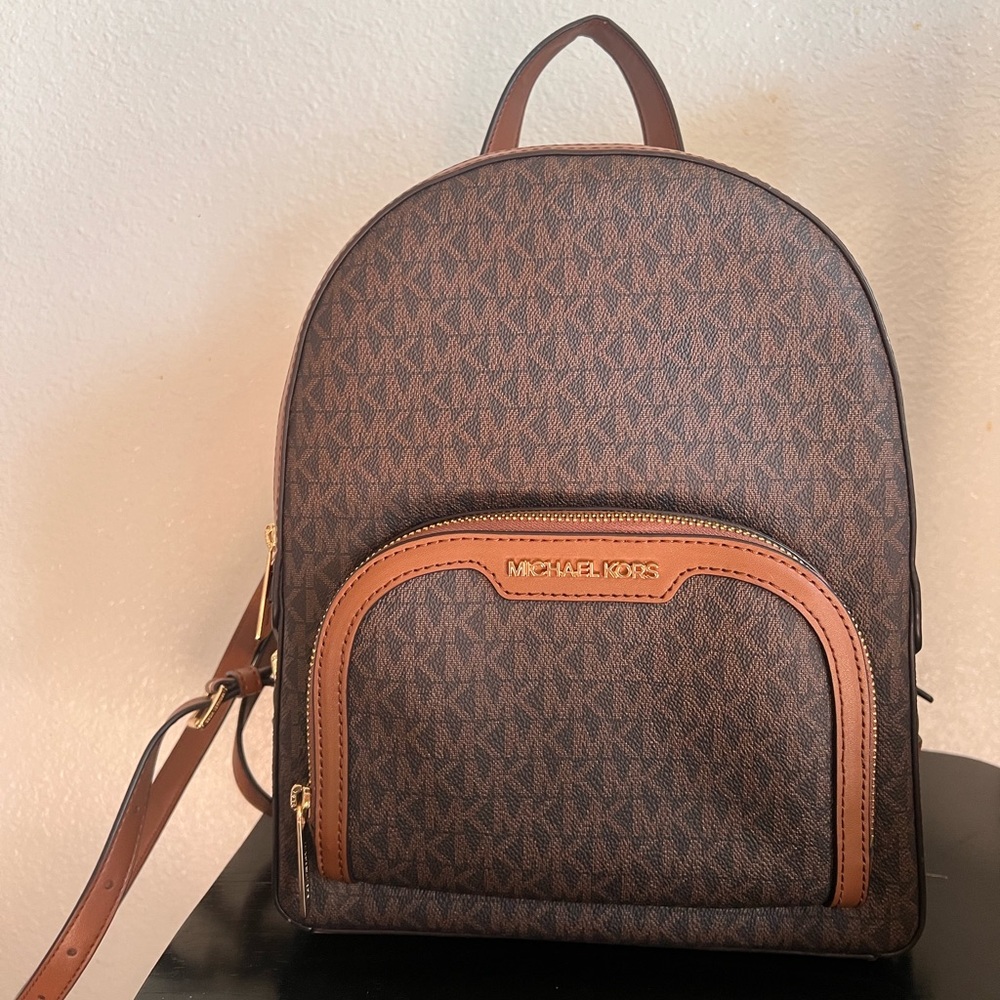 Michael Kors Brown Medium Backpack - image 1